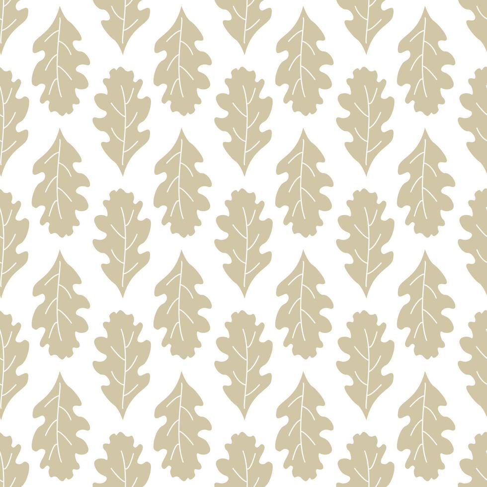 seamless pattern with leaves vector