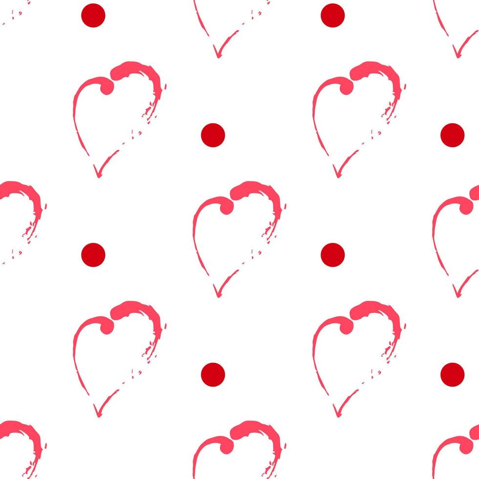 seamless pattern with hearts.vector vector