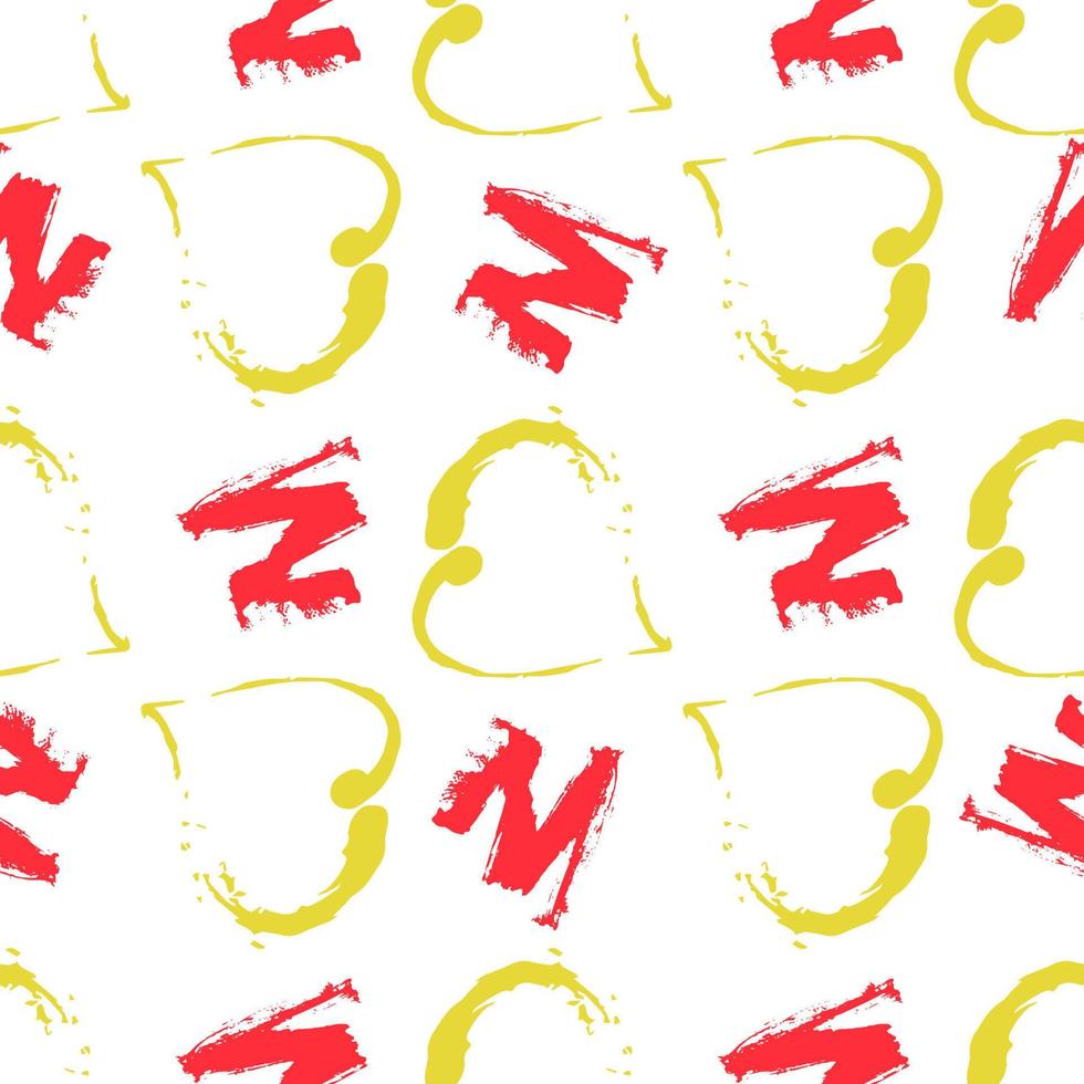 seamless pattern with hearts.vector vector