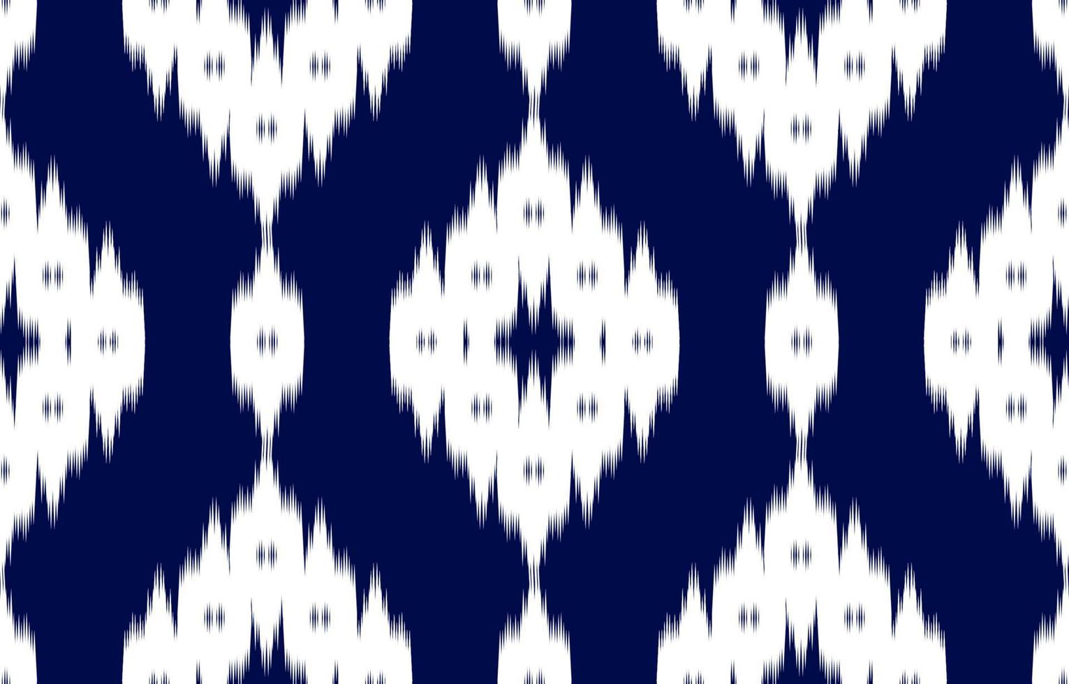 Ethnic ikat seamless pattern in tribal. American and Mexican style. vector
