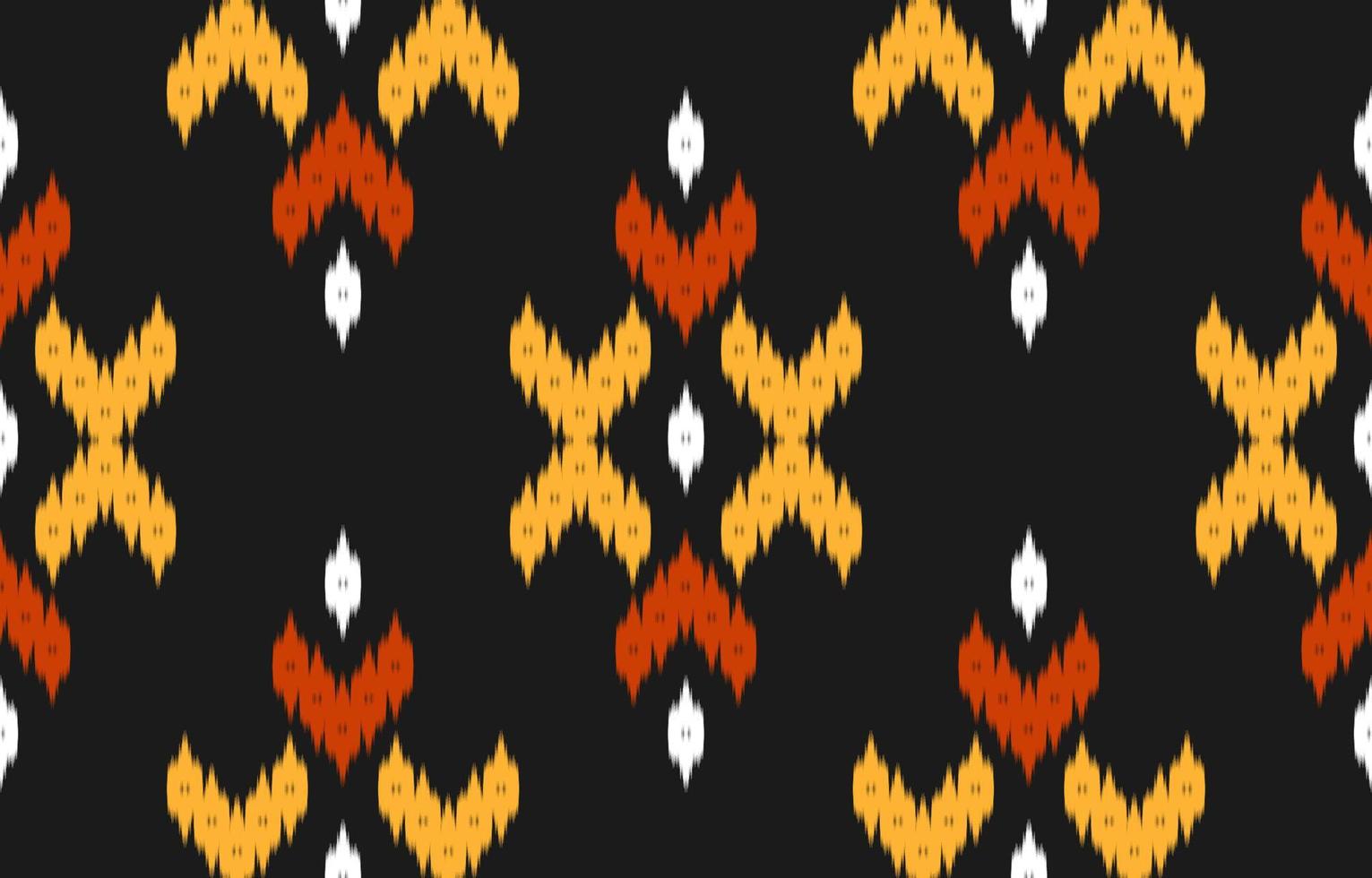 Beautiful ethnic tribal pattern art. Ethnic ikat seamless pattern. American and Mexican style. vector
