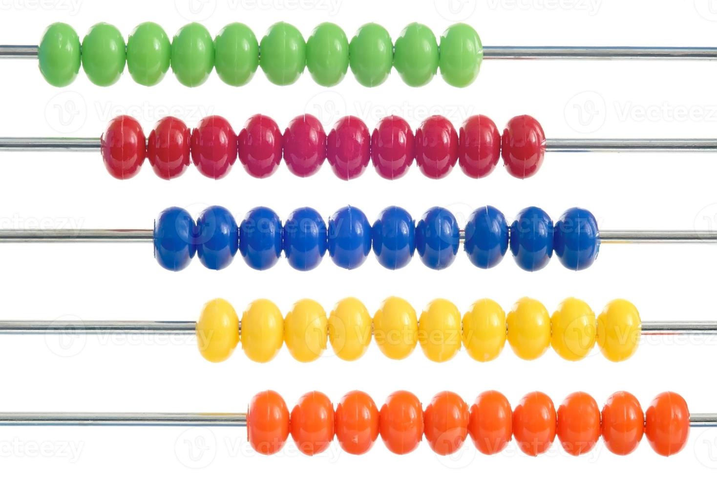 Colorful of abacus photo