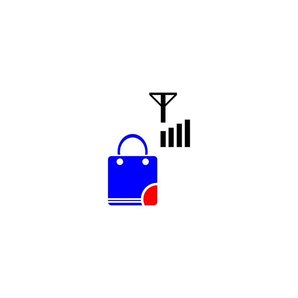 shopping phone vector icon illustration bag graduation hat drawing