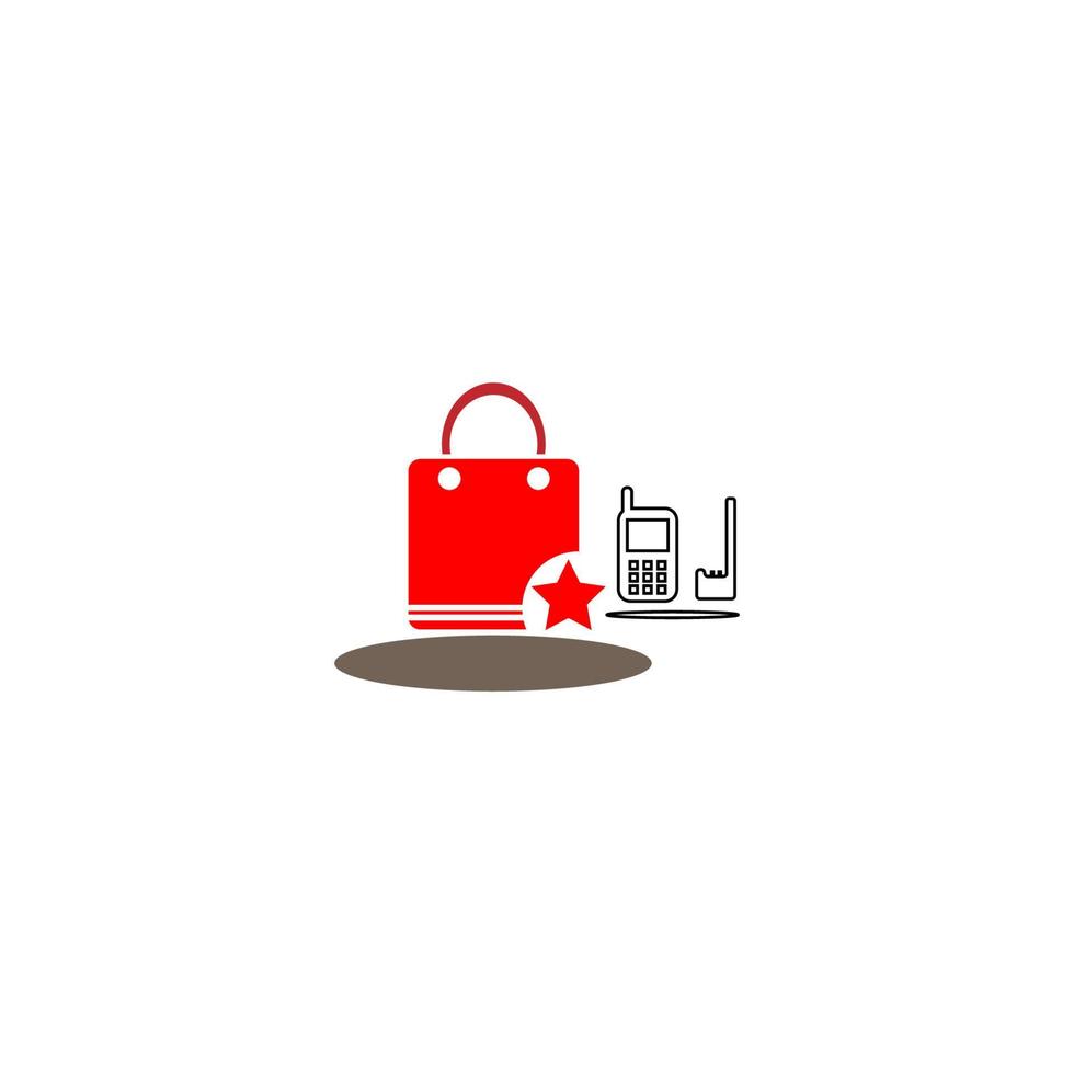 compras teléfono vector icono ilustración bolsa graduación sombrero dibujo