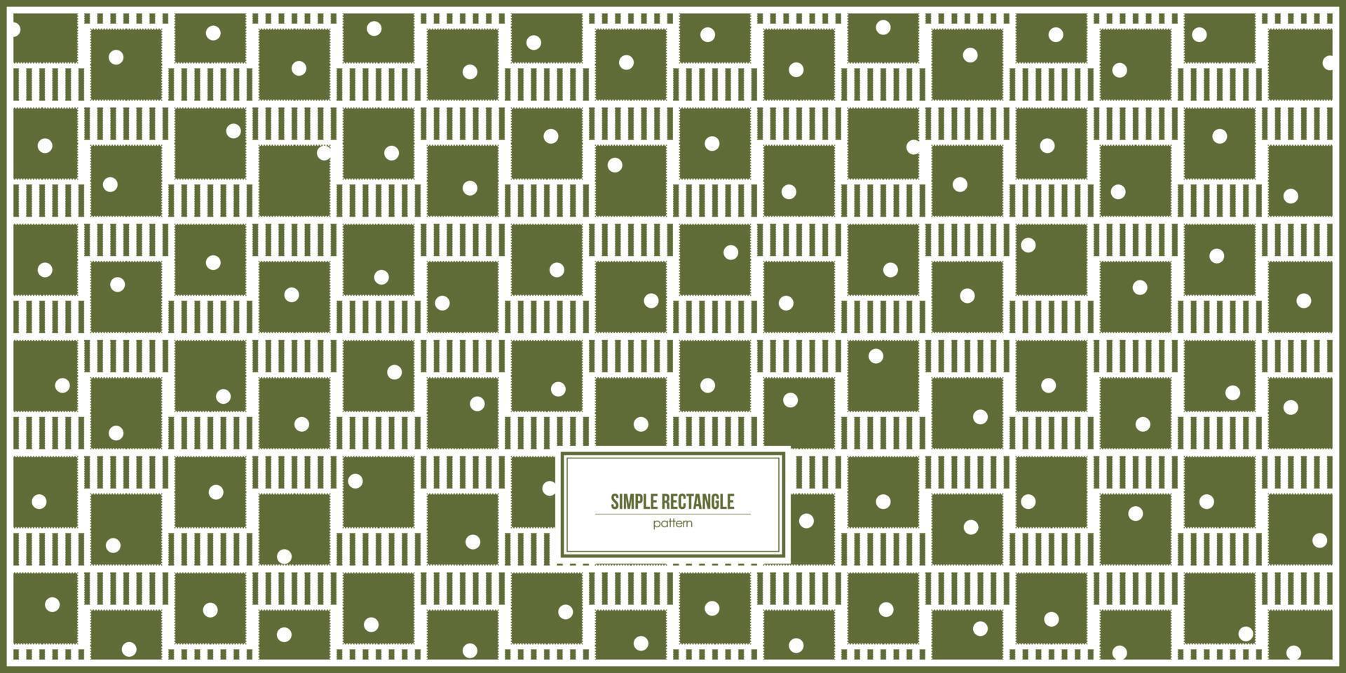 simple rectangle square pattern with small circle inside vector