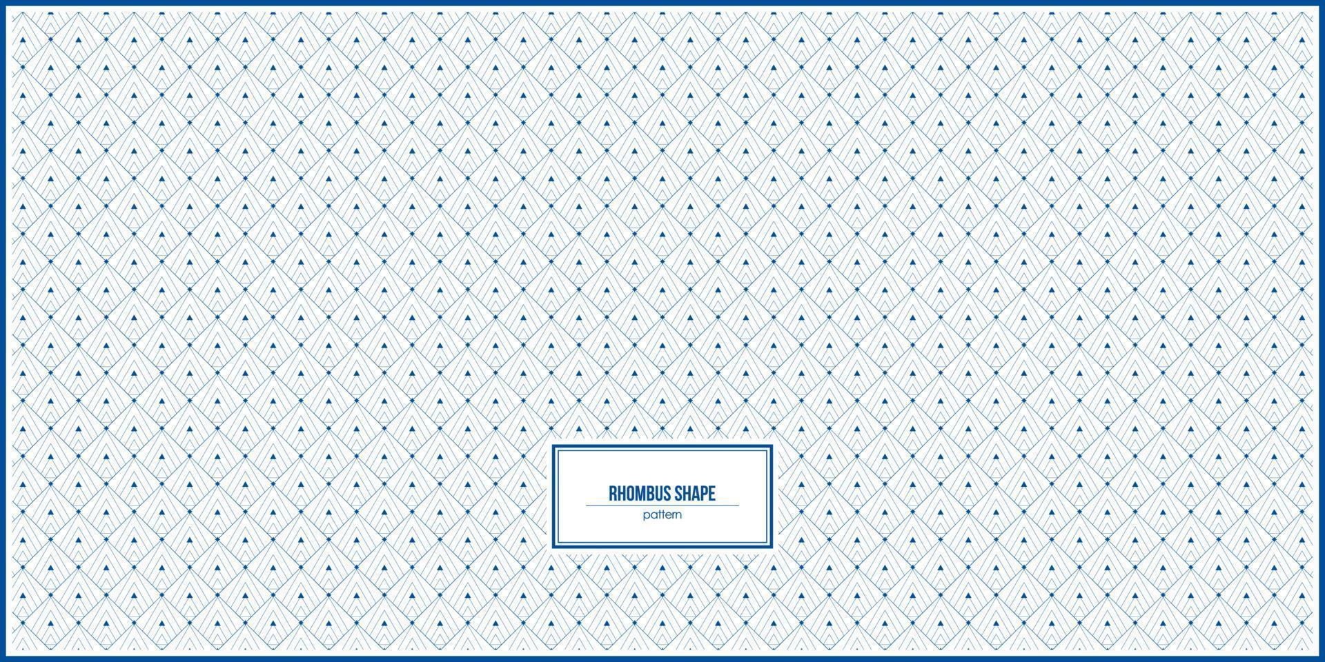 unique abstract rhombus shape pattern vector