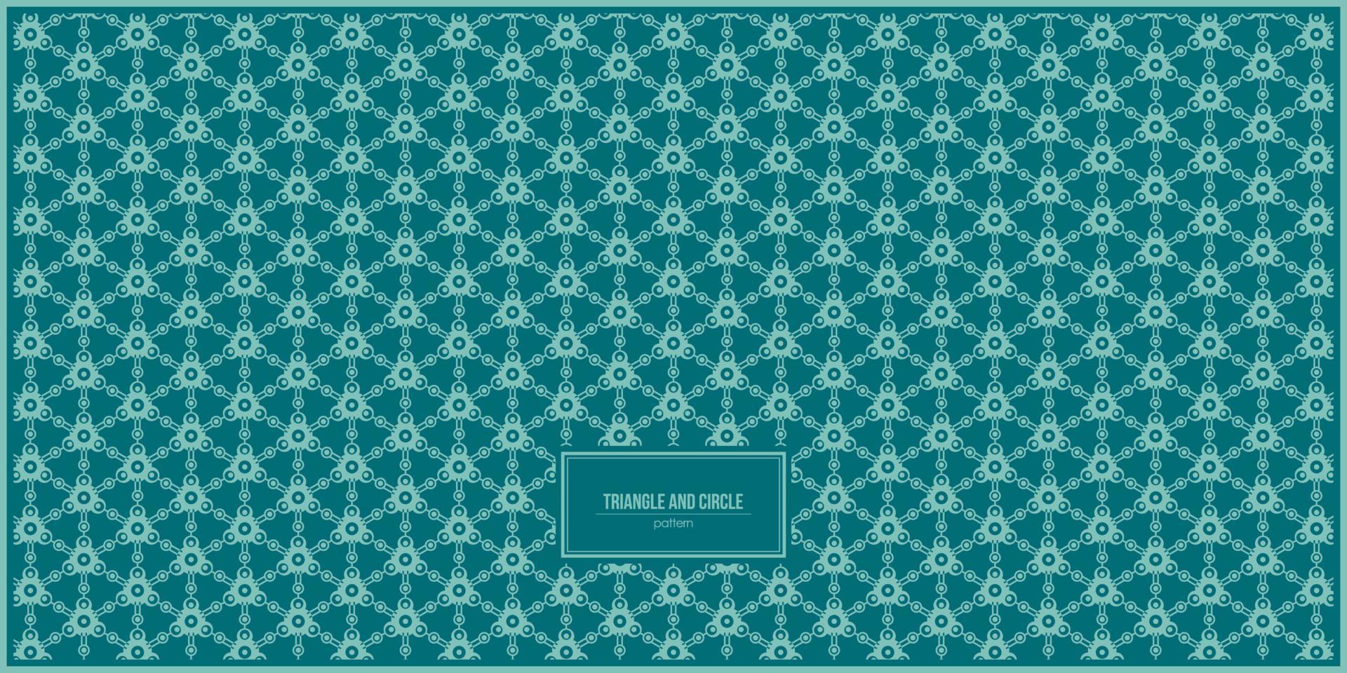 triangle and circle shape pattern with turquoise background 11725065
