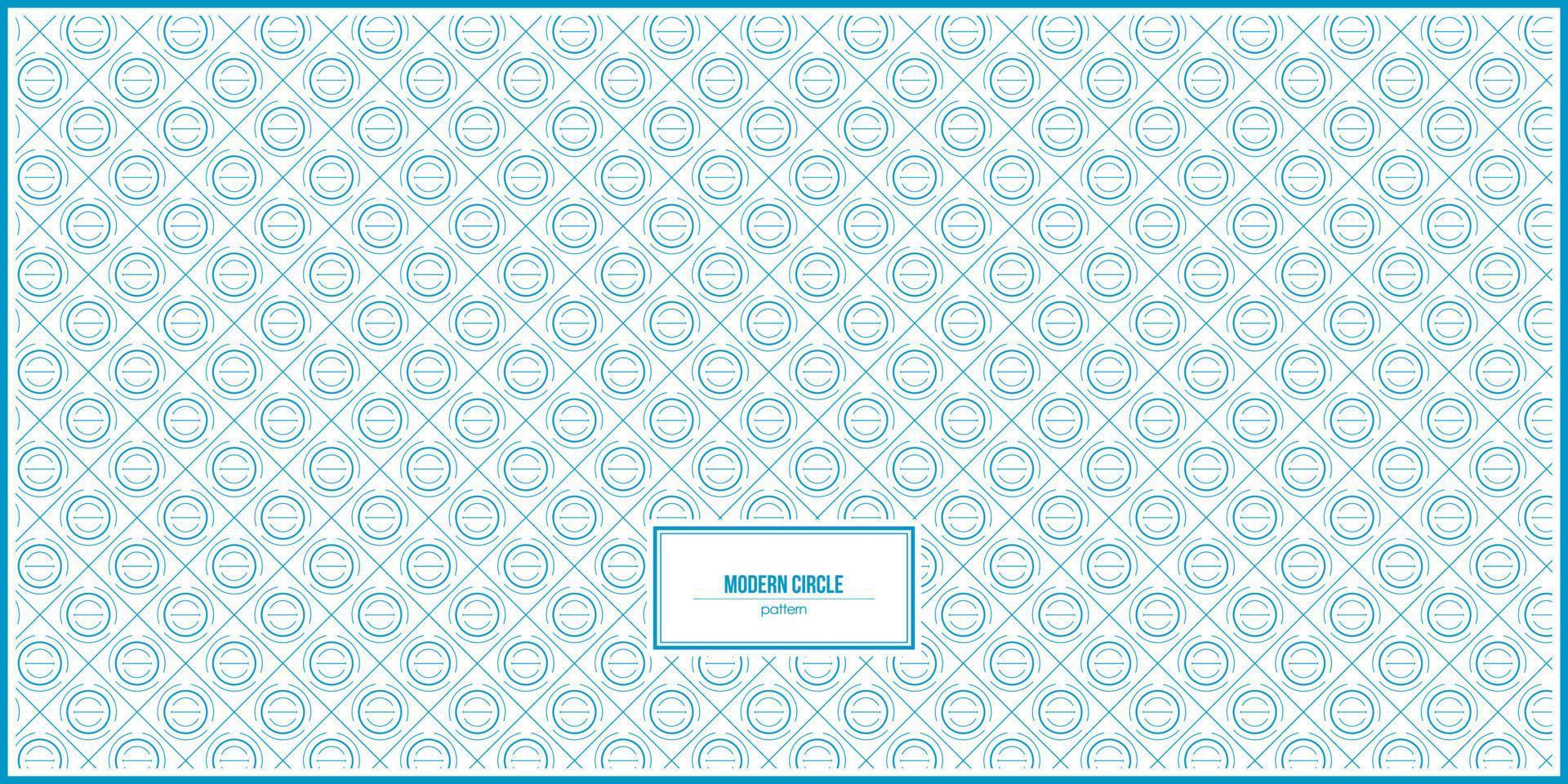 modern circle pattern with blue sky dominant color vector