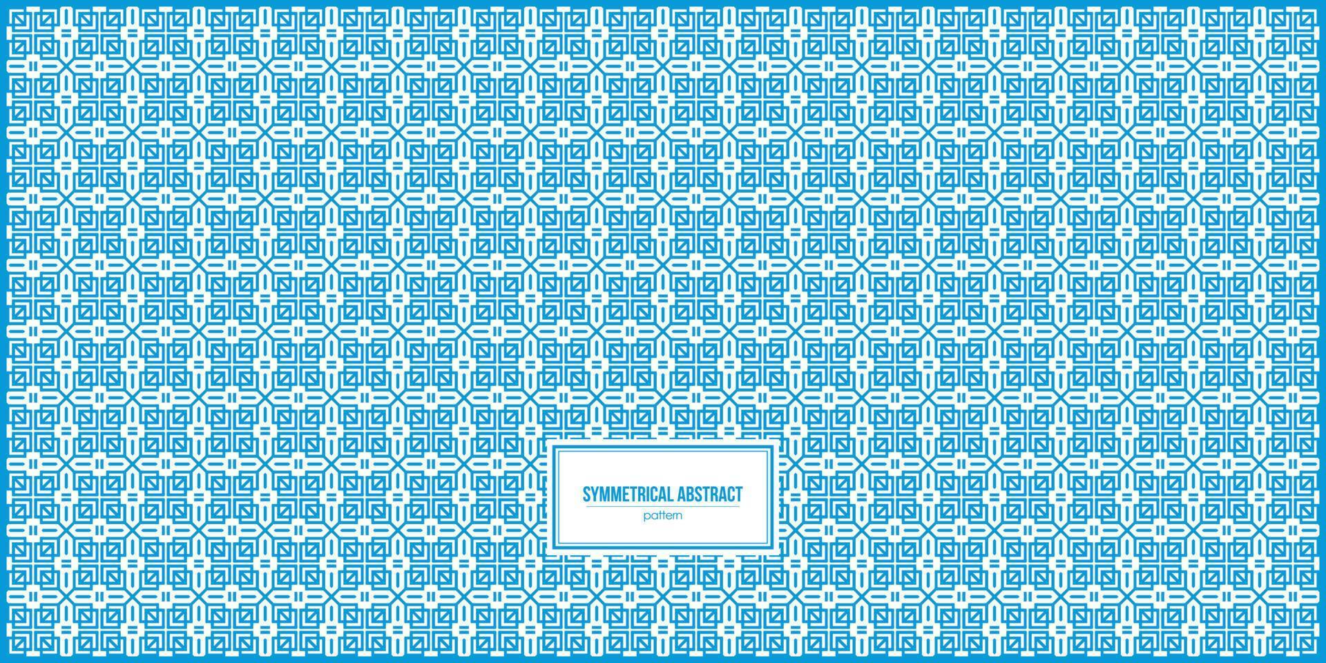 symmetrical abstract pattern qith arabic theme vector