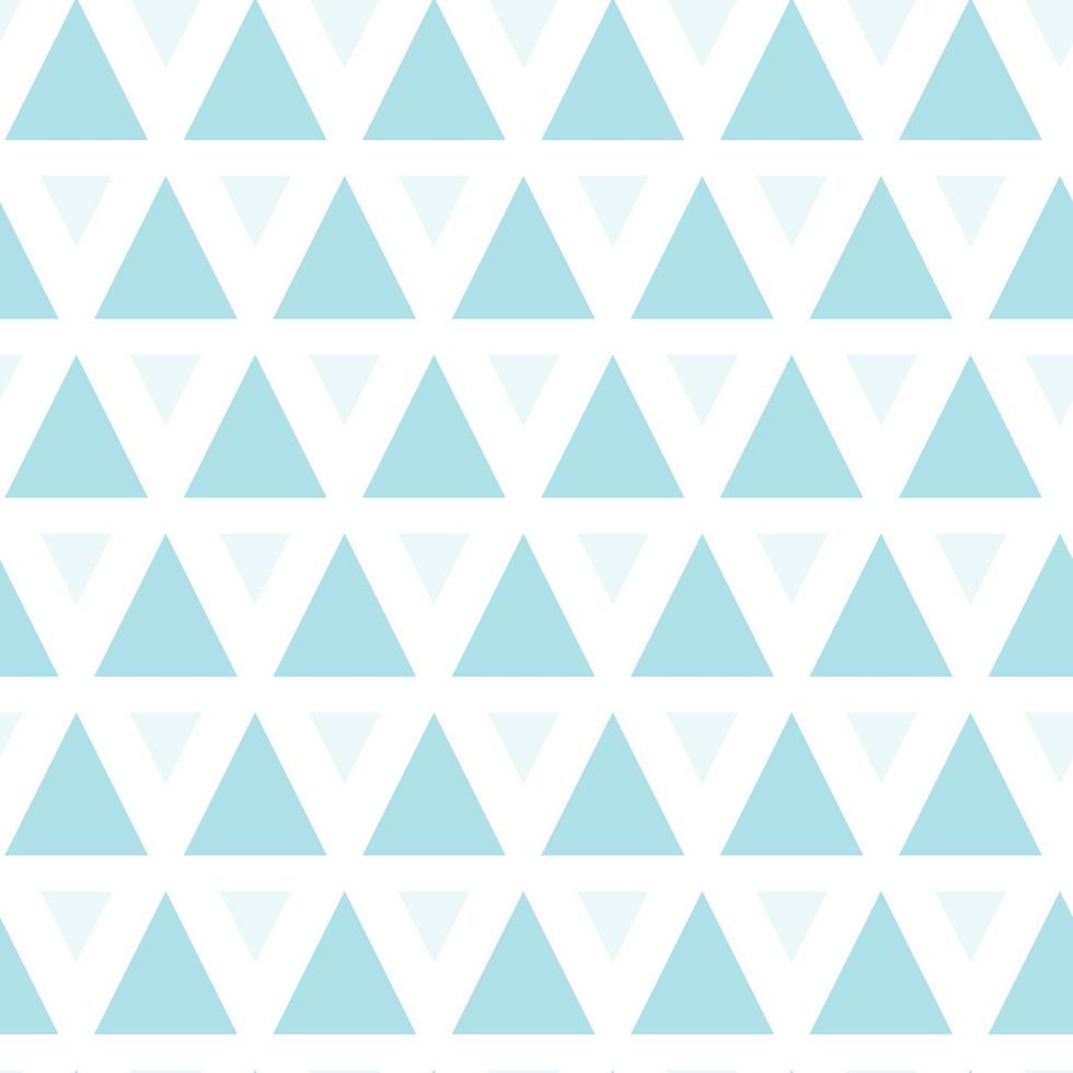 Cute seamless hand-drawn patterns. Stylish modern vector patterns with blue triangles. Funny Infantile Repetitive Print
