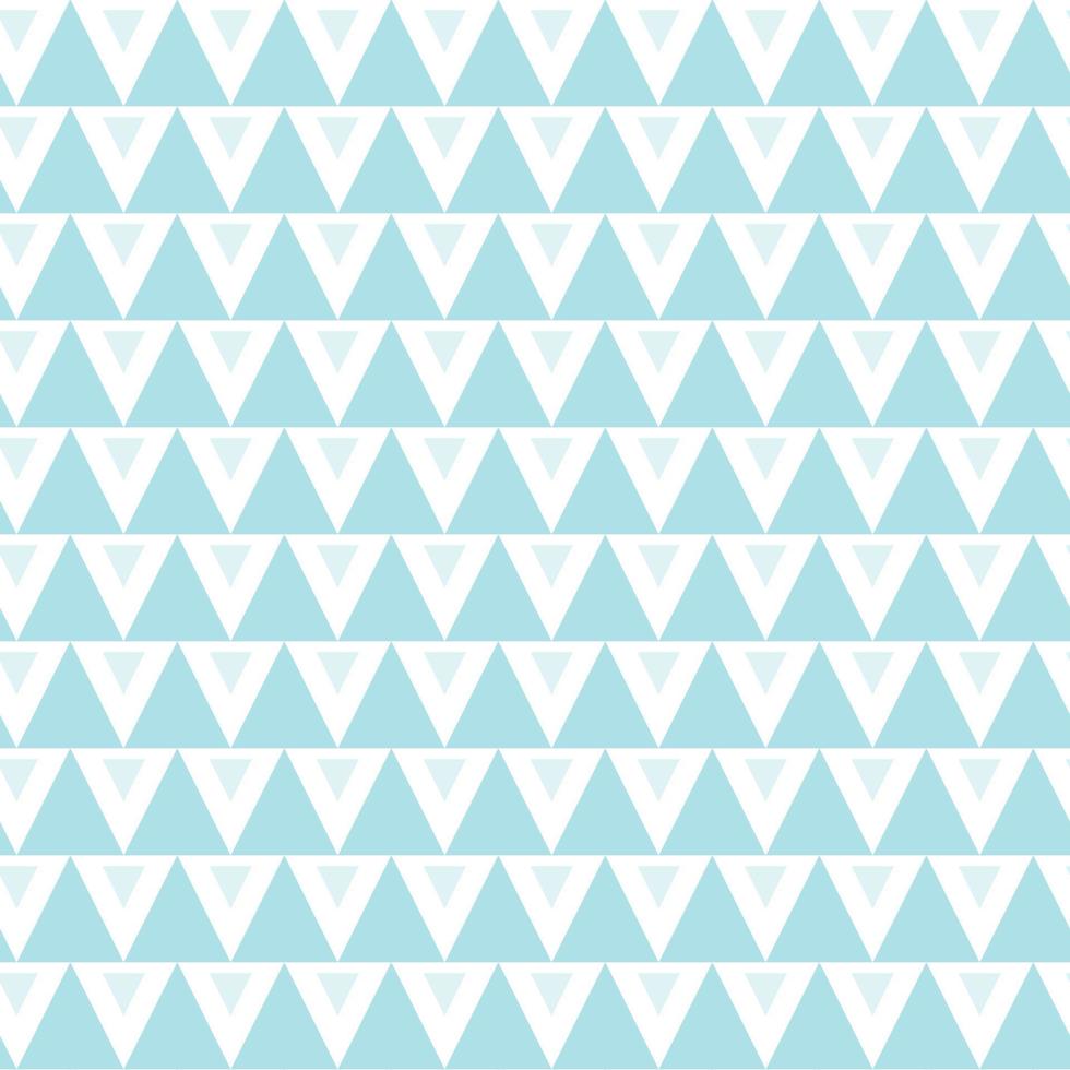 Cute seamless hand-drawn patterns. Stylish modern vector patterns with blue triangles. Funny Infantile Repetitive Print