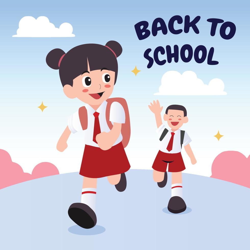 Students Back to School vector