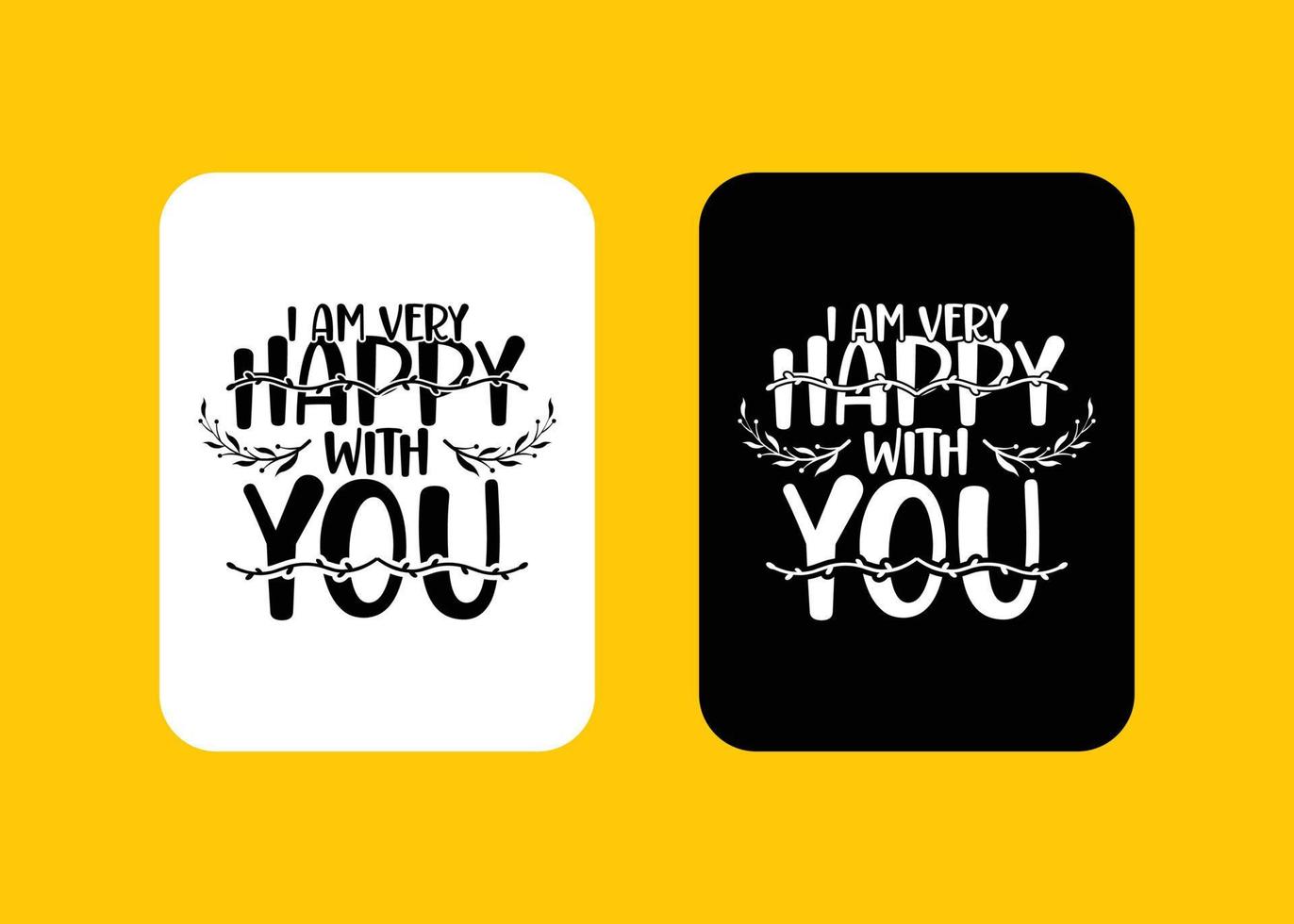 Creative typography sticker t-shirt design premium vector template