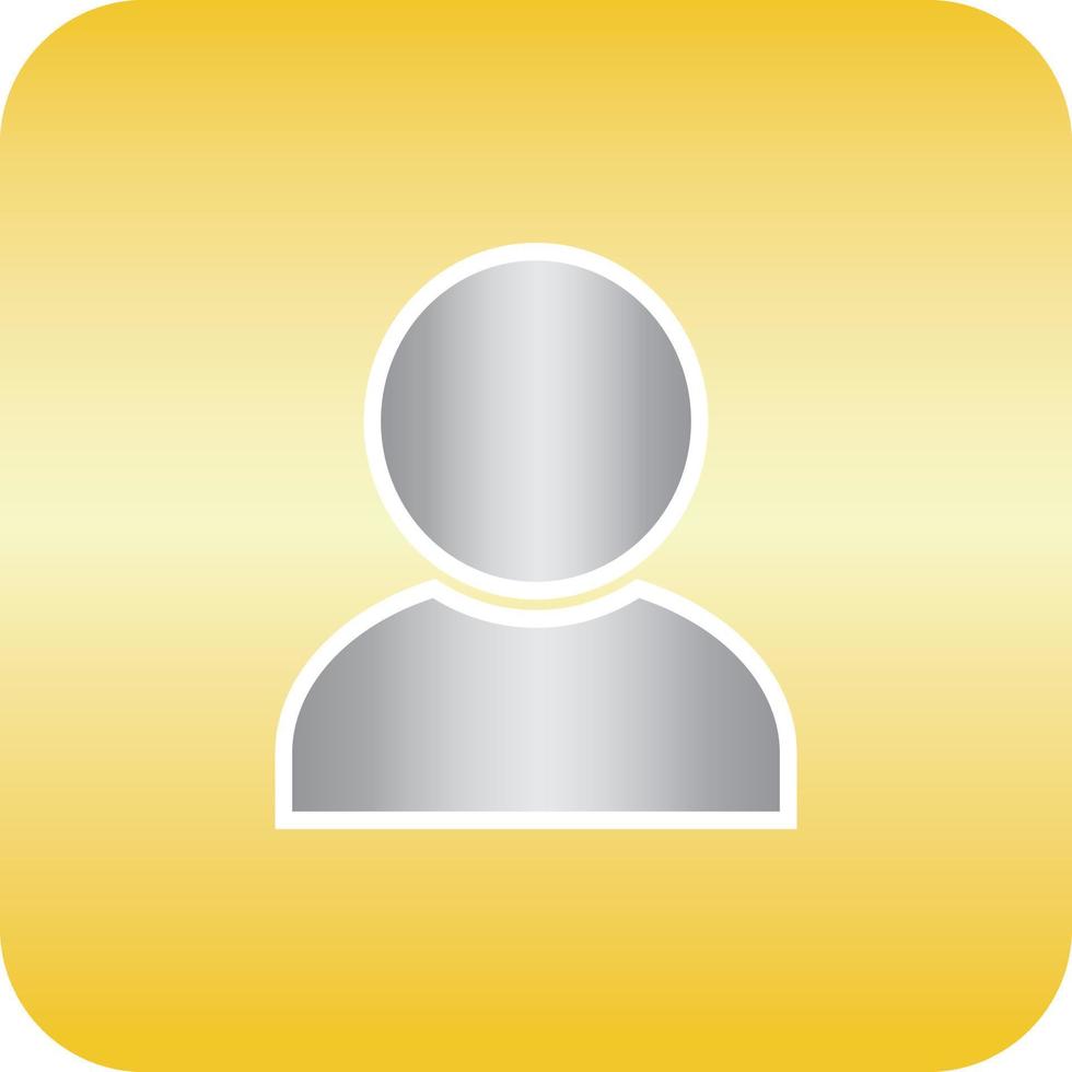 This image is an icon design for an phone application with a gold theme with vector image shapes