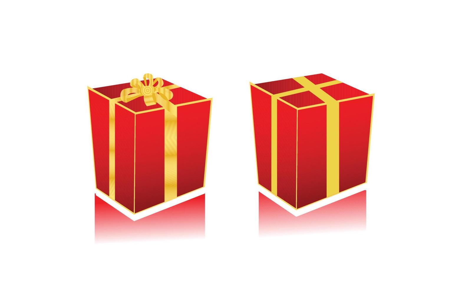 gift box with ribbon Pro Vector