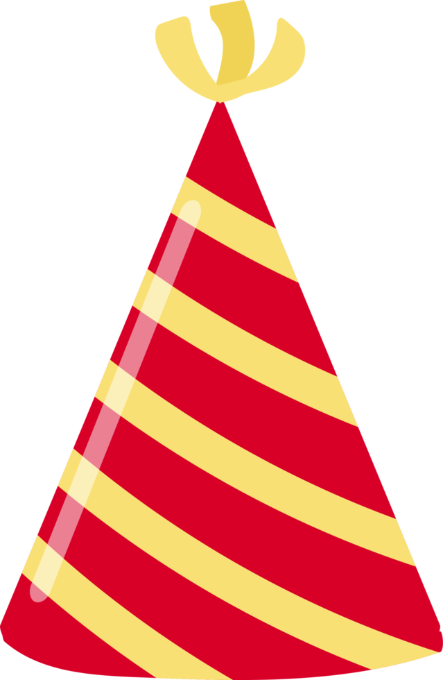 contento compleanno banda cappello mano disegnato illustrazione png