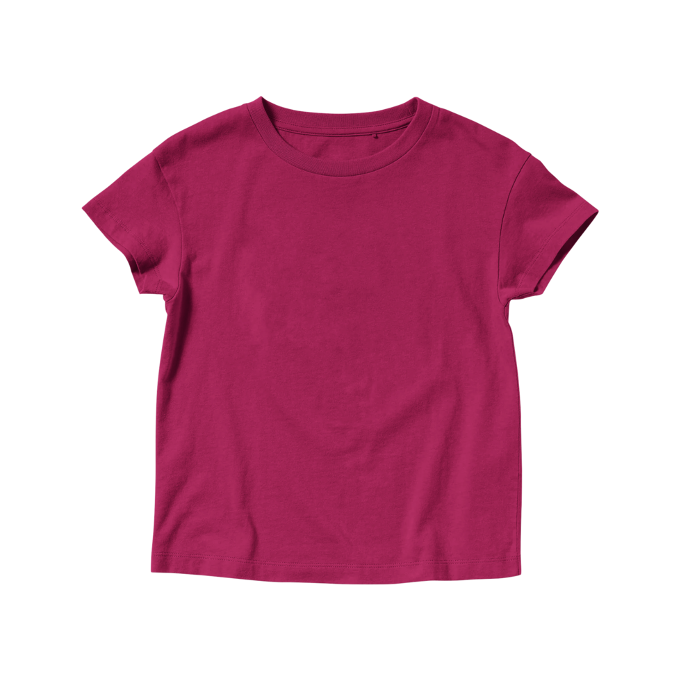 Blank Berry T-shirt Crew Neck Short Sleeve for Kids 11728275 PNG