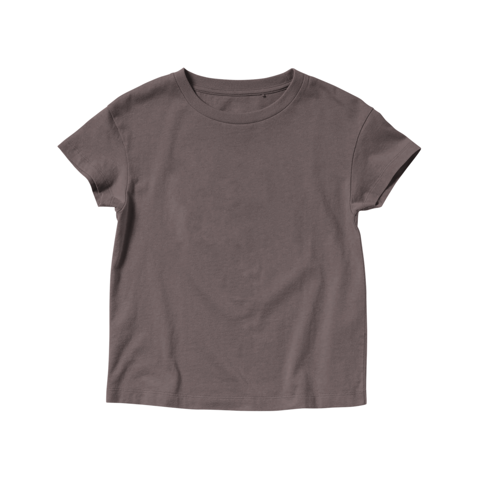 blank asphalt t-shirt rundhals kurzarm für kinder png