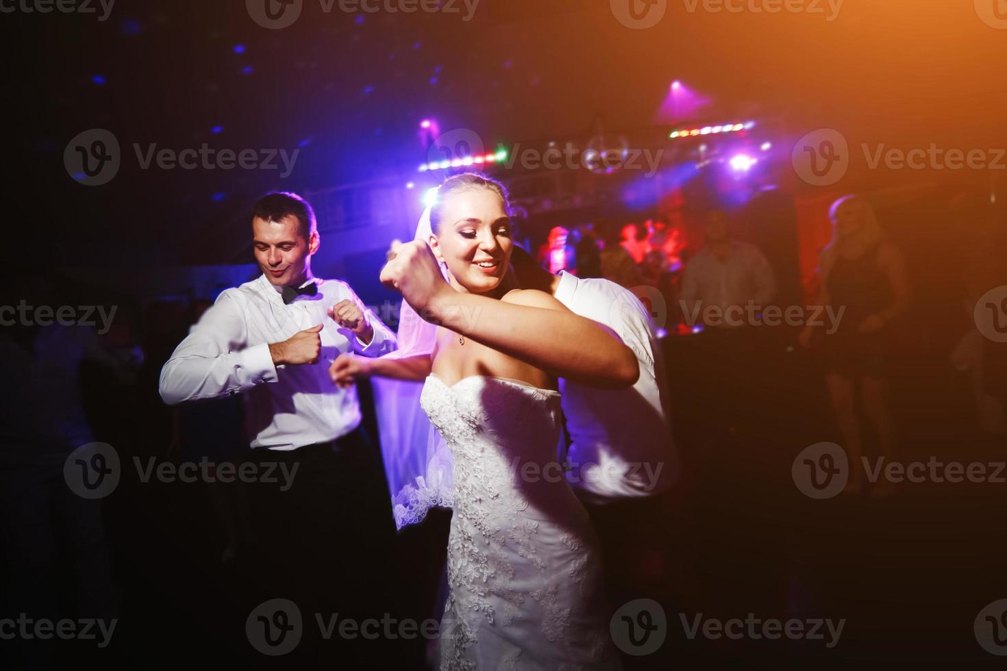 Beautiful wedding dance photo