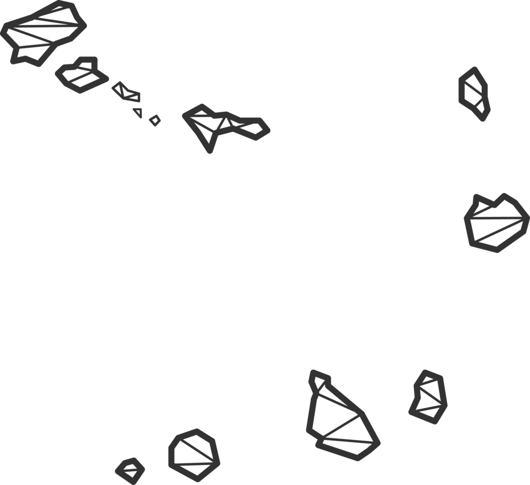 Mosaic triangles map style of Cape Verde. png