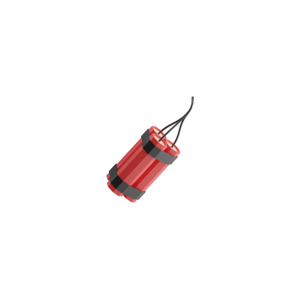 3D Isolated Explosive Device png