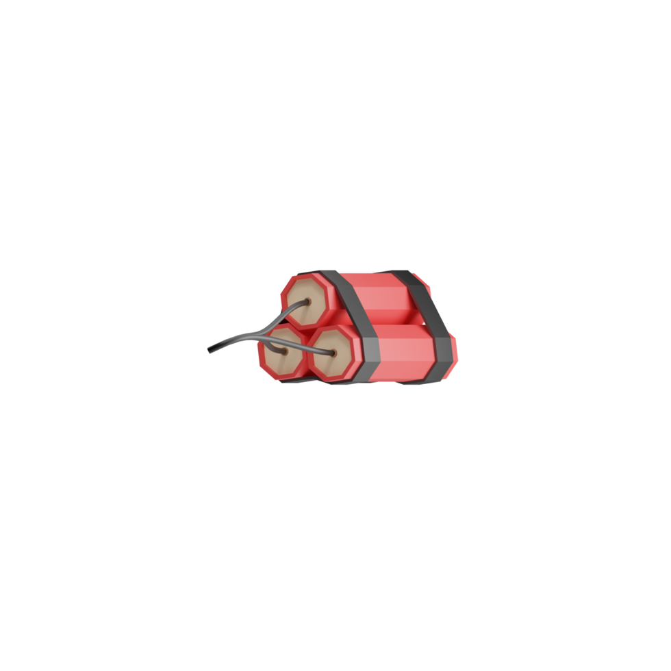 3D Isolated Explosive Device png