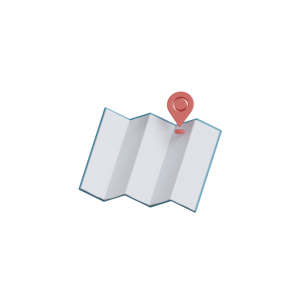 3D Isolated Directions Item png