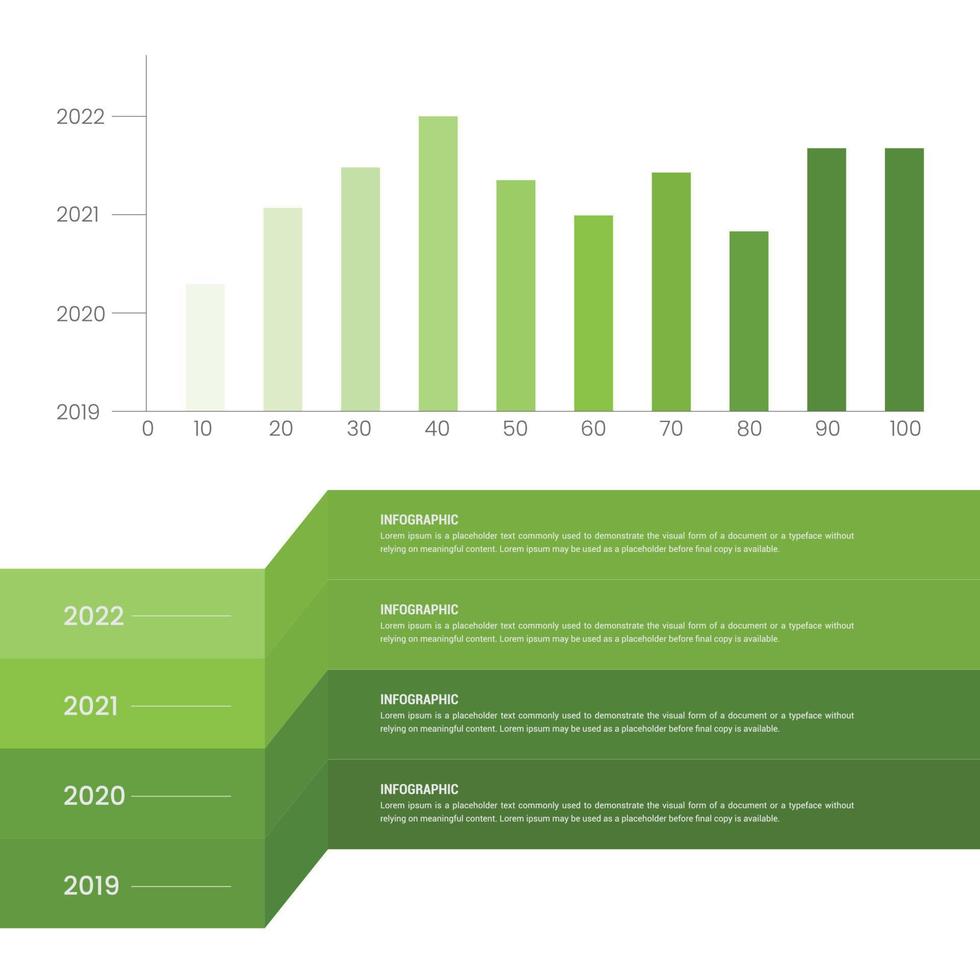 ilustración infográfica estratégica empresarial editable vector