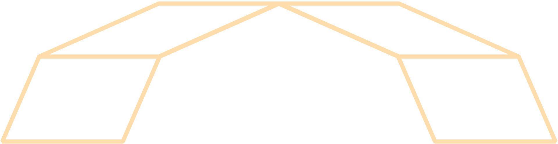 House Roof Icon Outline Isolated on White Background. Minimal House Logo Vector