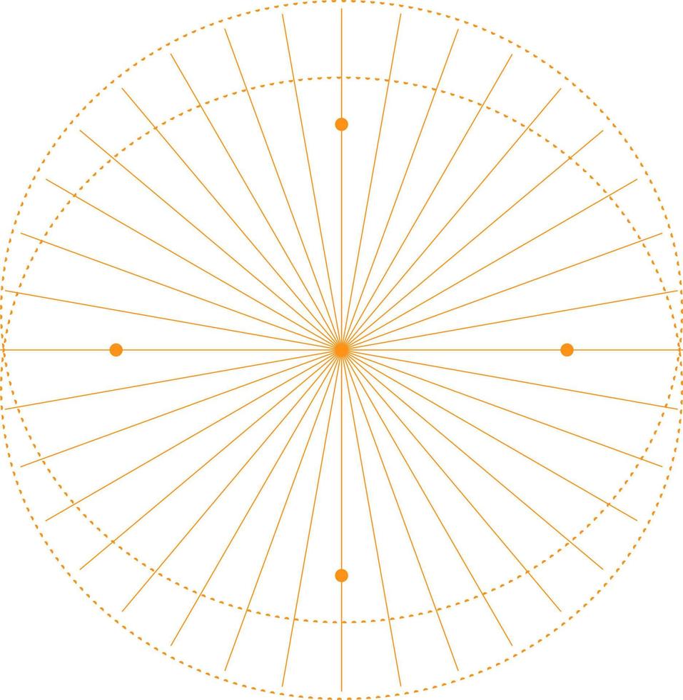 Abstract Sacred Geometry Shape Design Elements. Monoline Mystical Vector Design.