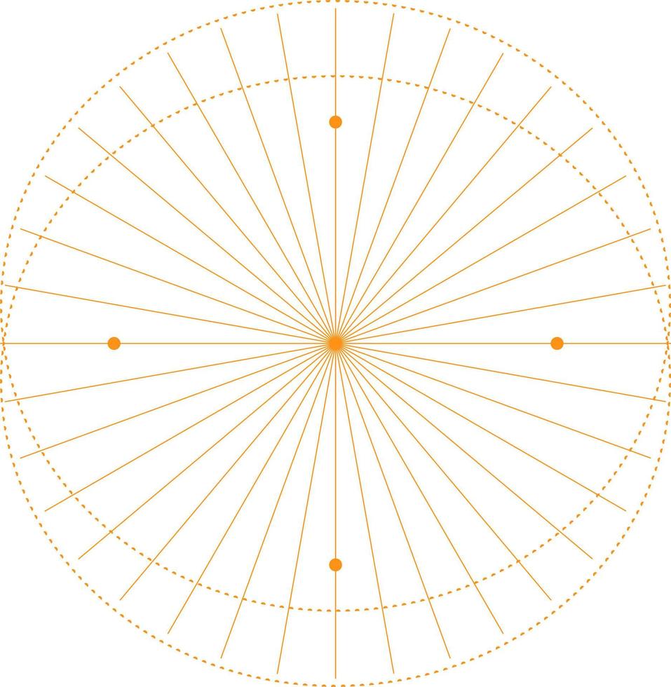 elementos de diseño de forma de geometría sagrada abstracta. diseño de vector místico monoline.