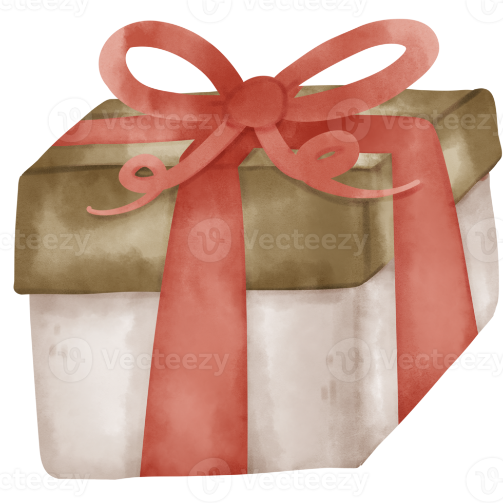 Aquarell Weihnachtsgeschenk png