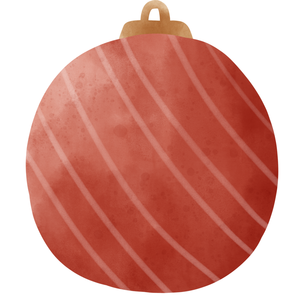 acquerello Natale palla png