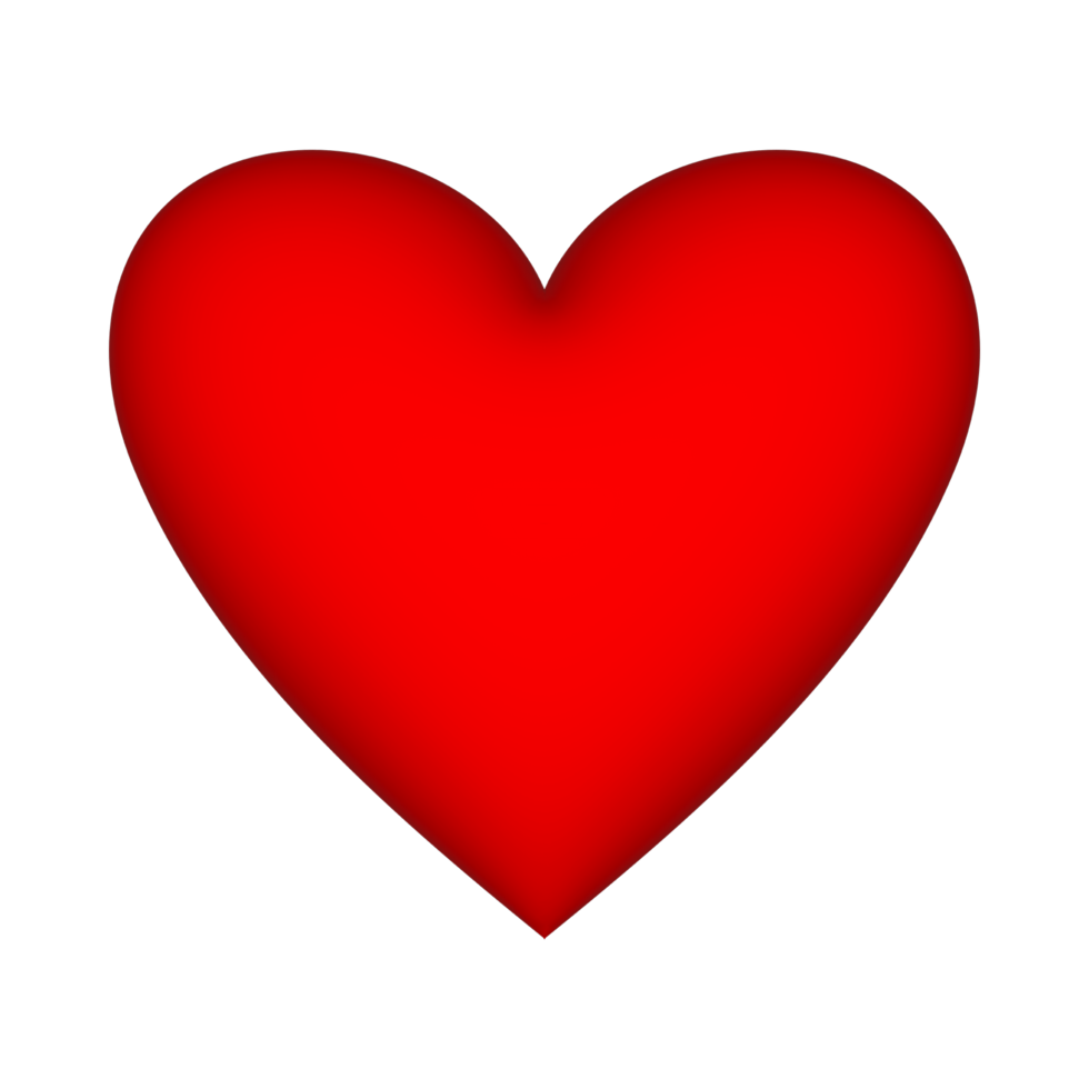 icona del cuore rosso png
