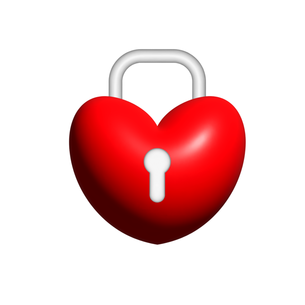 Heart Lock Icon png