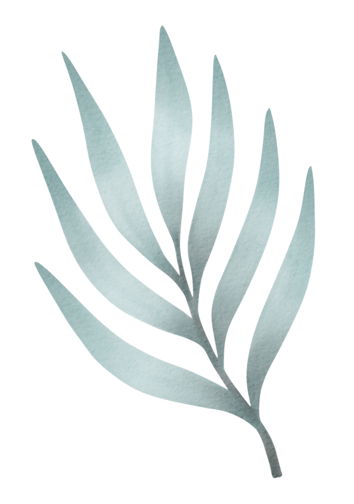 Green Leaves Watercolor png