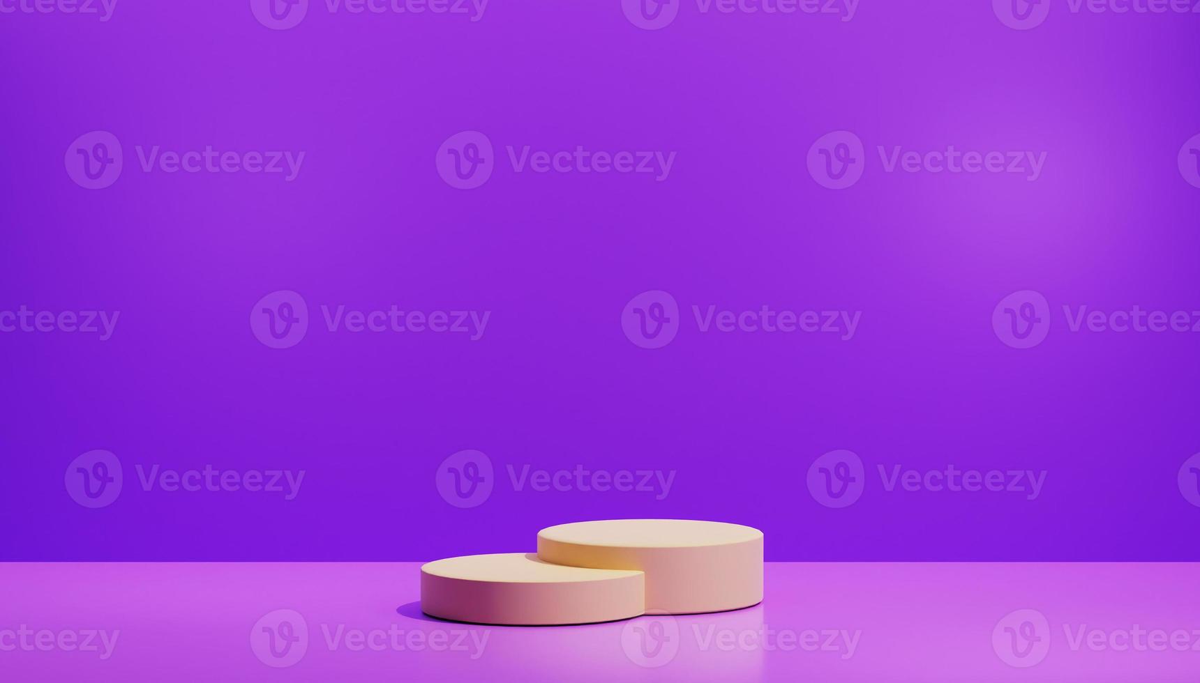 3d magenta podium with minimalist background, fits on fashion and beauty product promotion photo