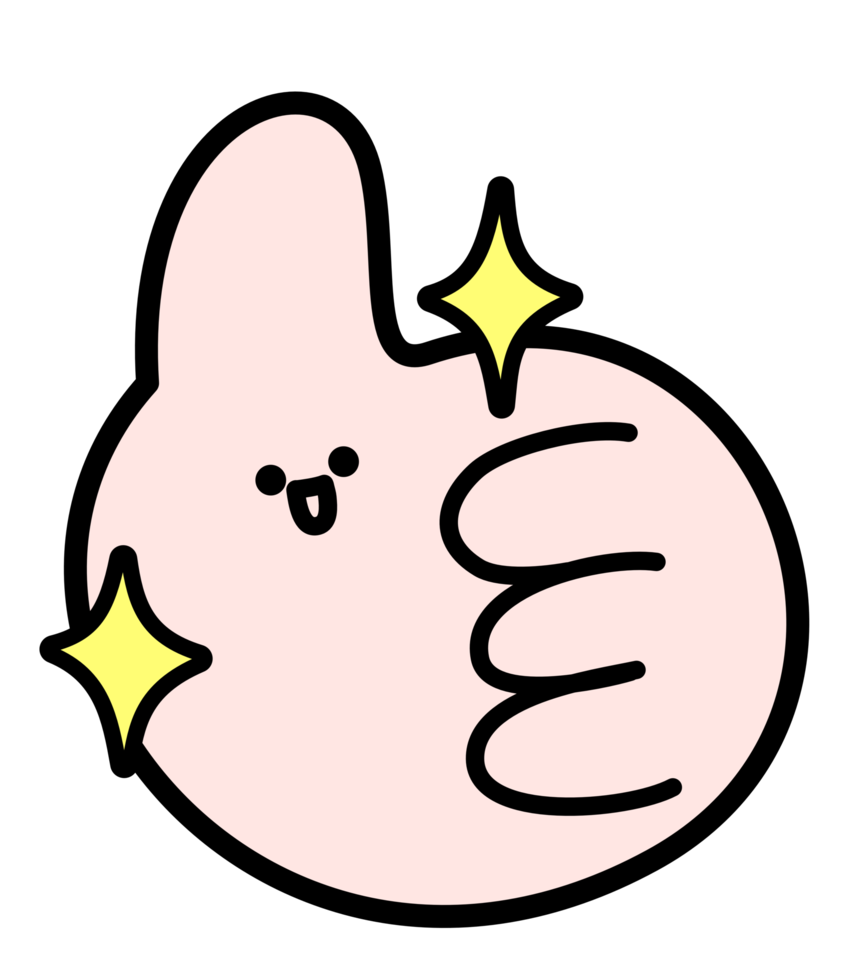 Happy Cute Sticker Decoration png