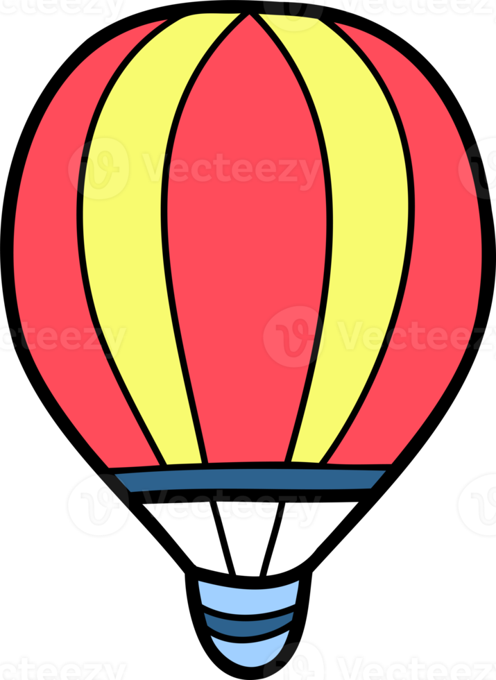 illustration de ballon dessiné à la main png