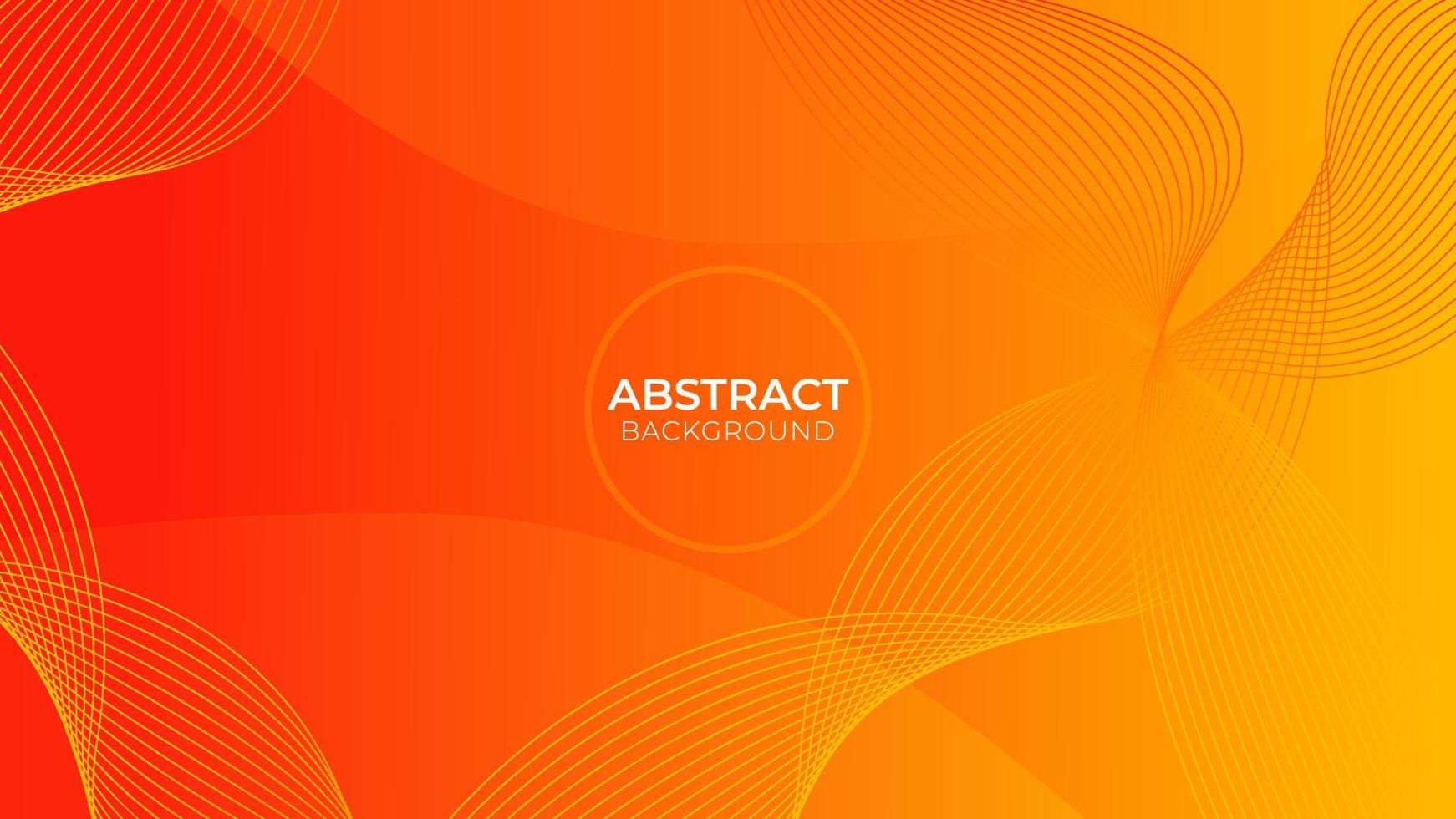 Beautiful orange background. Modern abstract waves concept vector