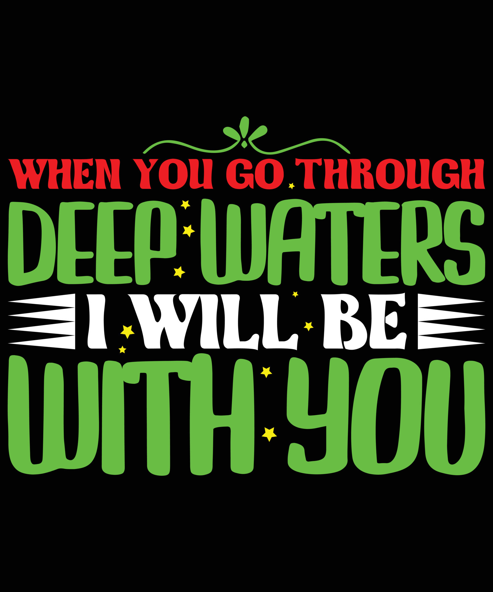 Christian best Quotes T-Shirt Design. 11731493 Vector Art at Vecteezy