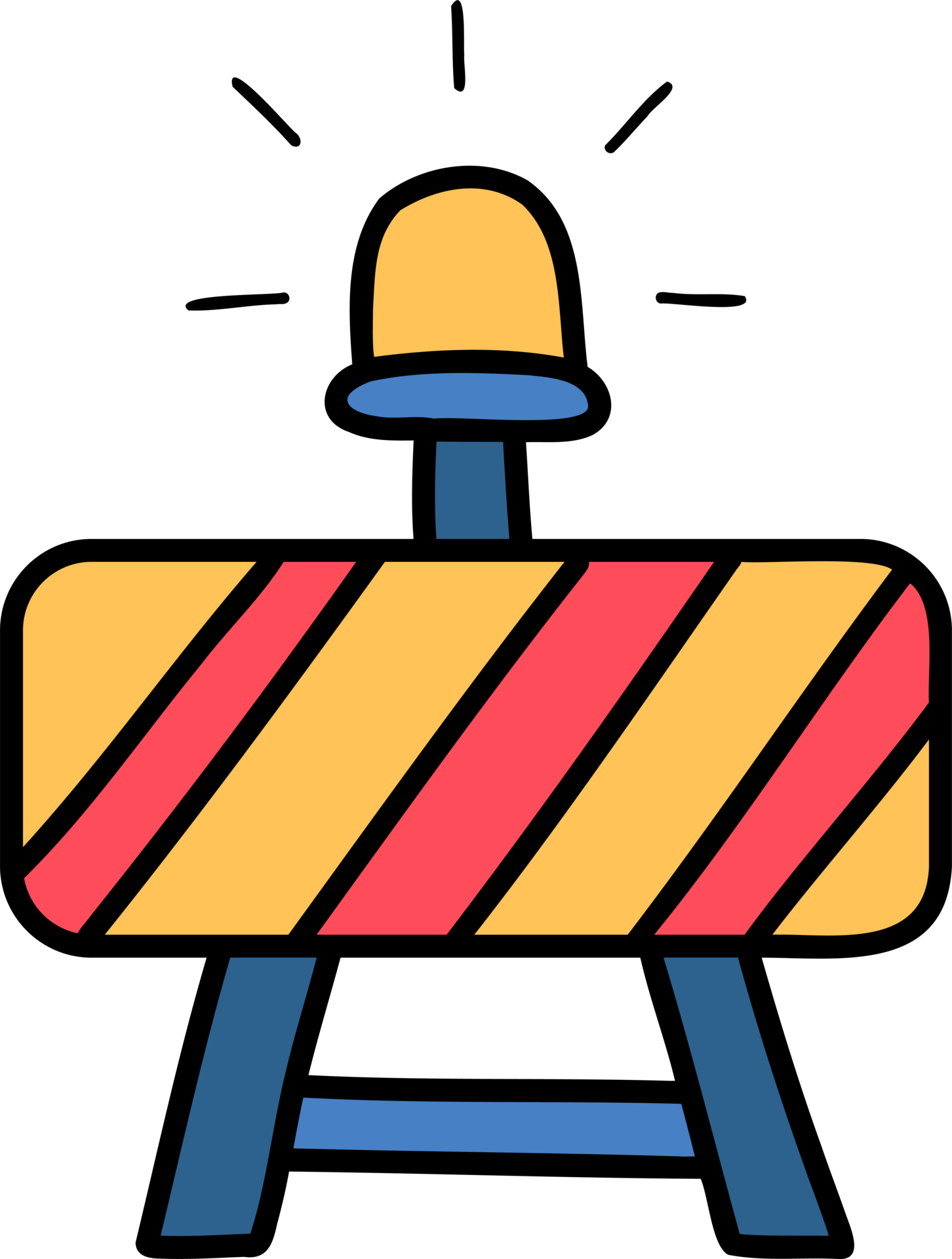 Hand Drawn construction warning sign illustration 11731525 PNG