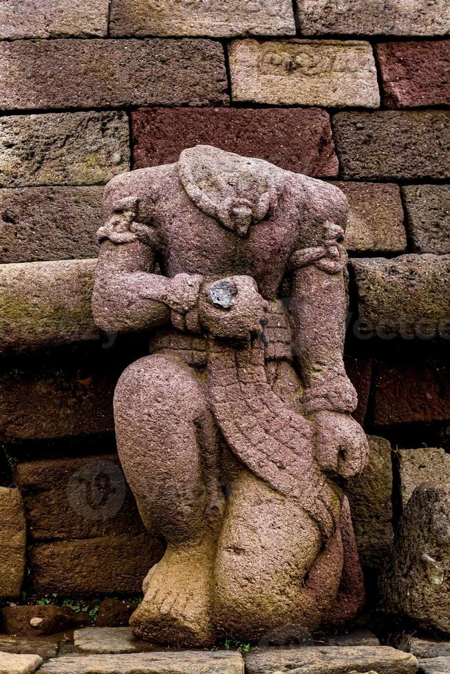 SCULPTURES - Reliefs of historical relics around the western slopes of Mount Lawu, estimated to have been built around the 14th-15th century AD. photo