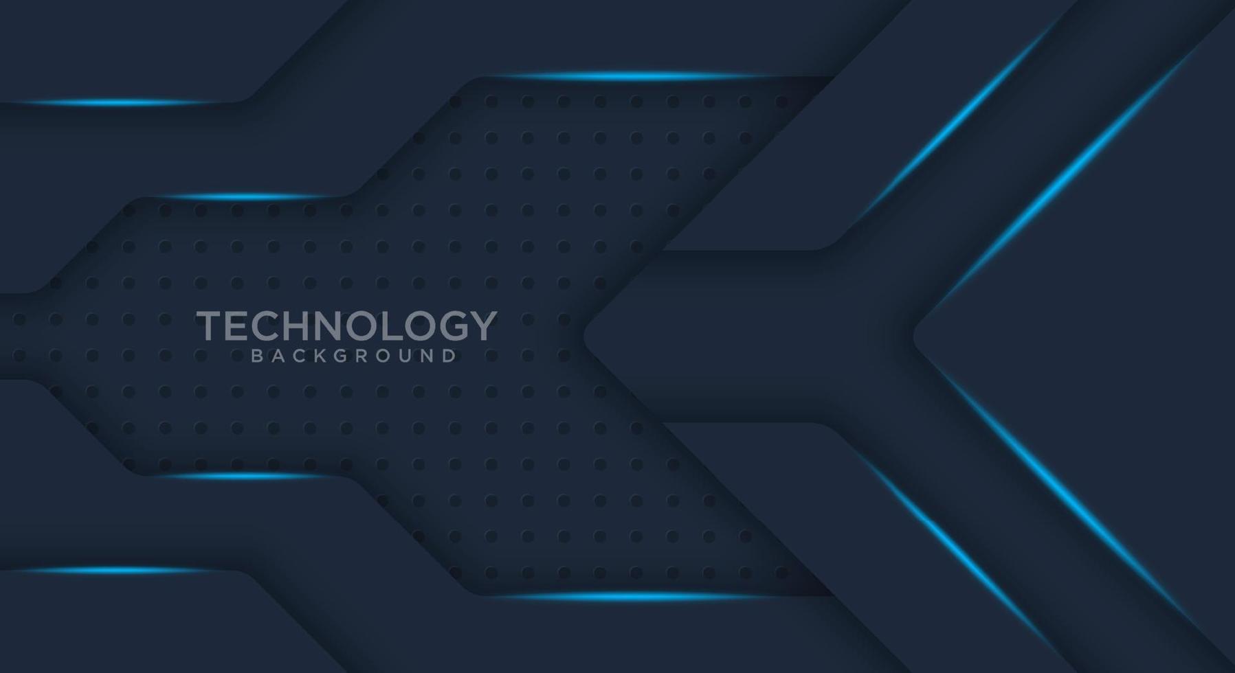 Abstract blue light and black with dots mesh design modern futuristic technology background vector illustration.