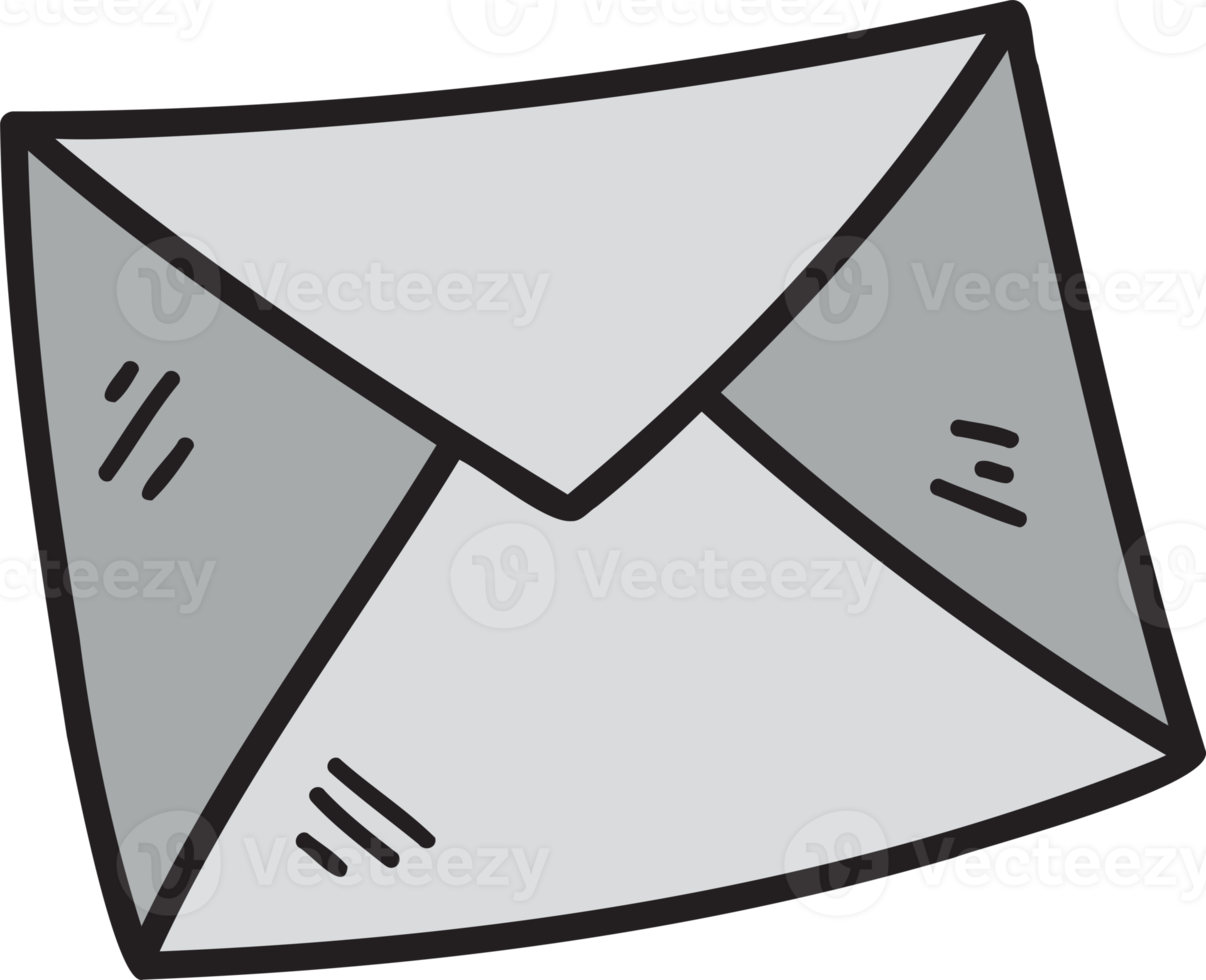 Hand Drawn envelope illustration png