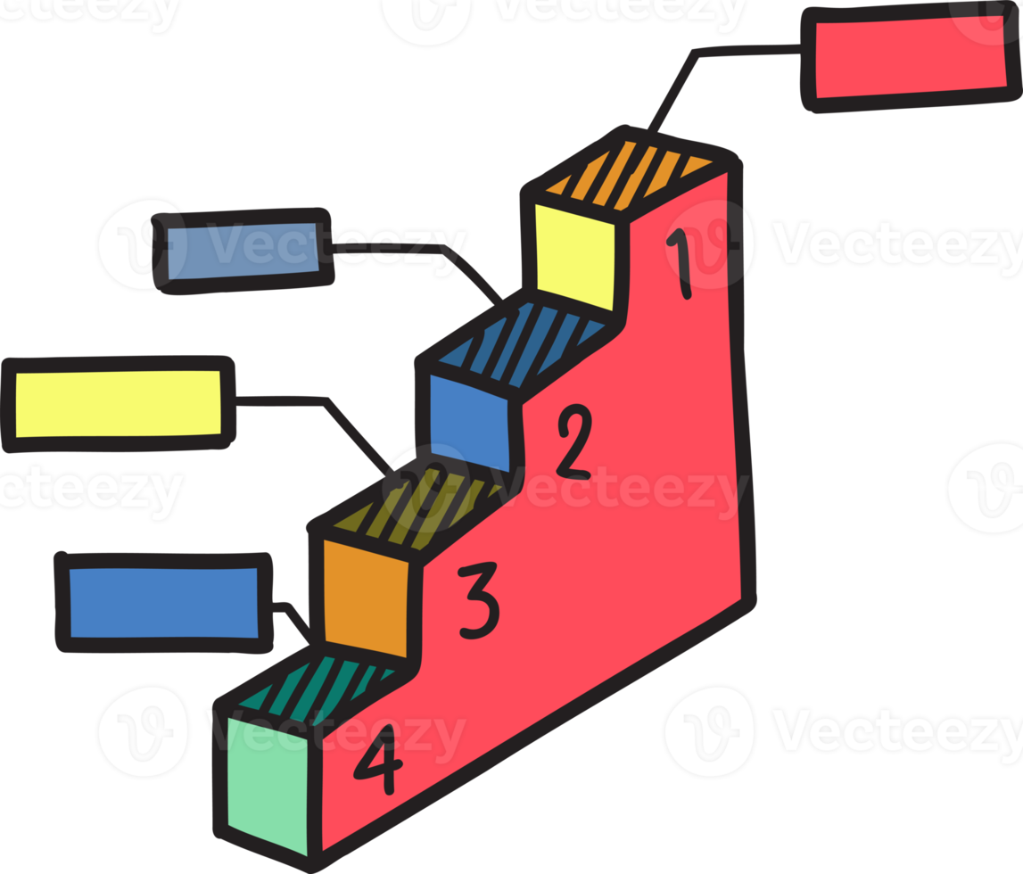 Hand Drawn graph illustration png