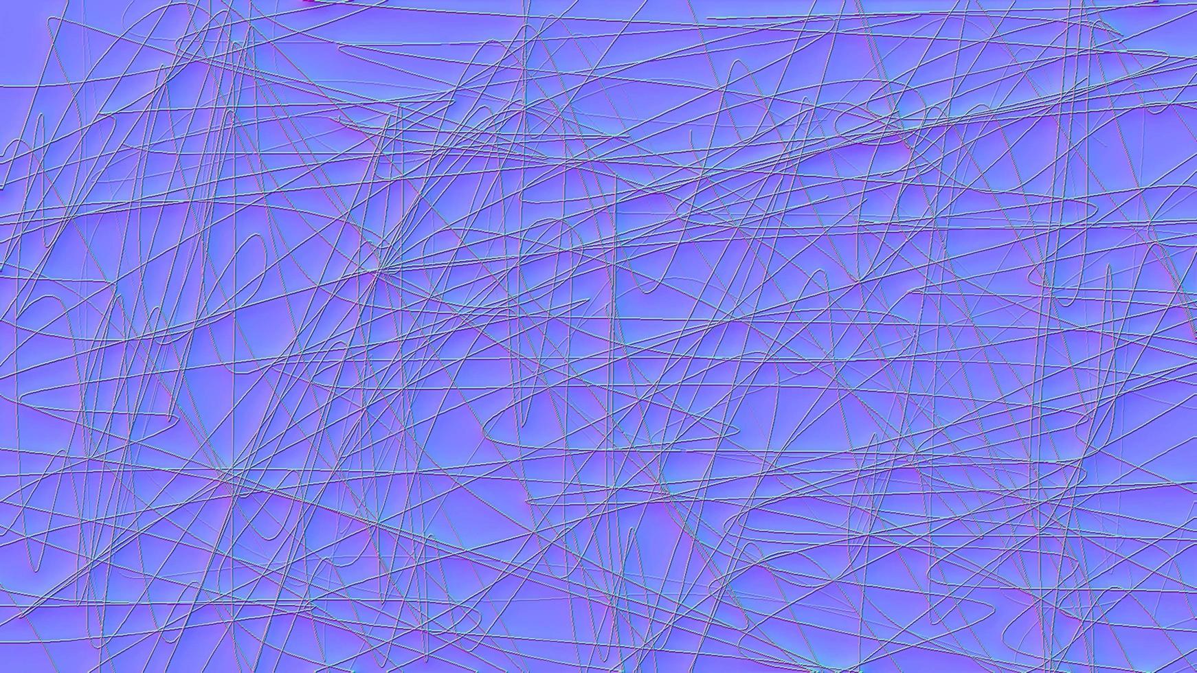 Purple texture. Bright colors of depth map in 3d. photo