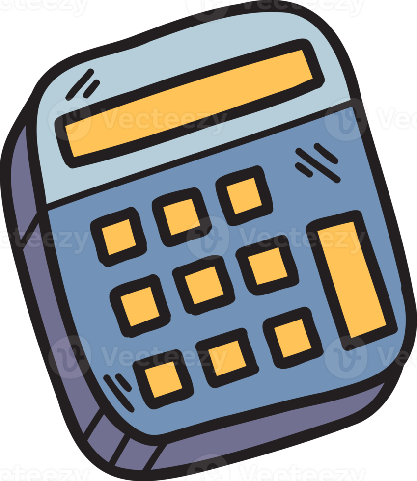 Hand Drawn calculator illustration 11732492 PNG