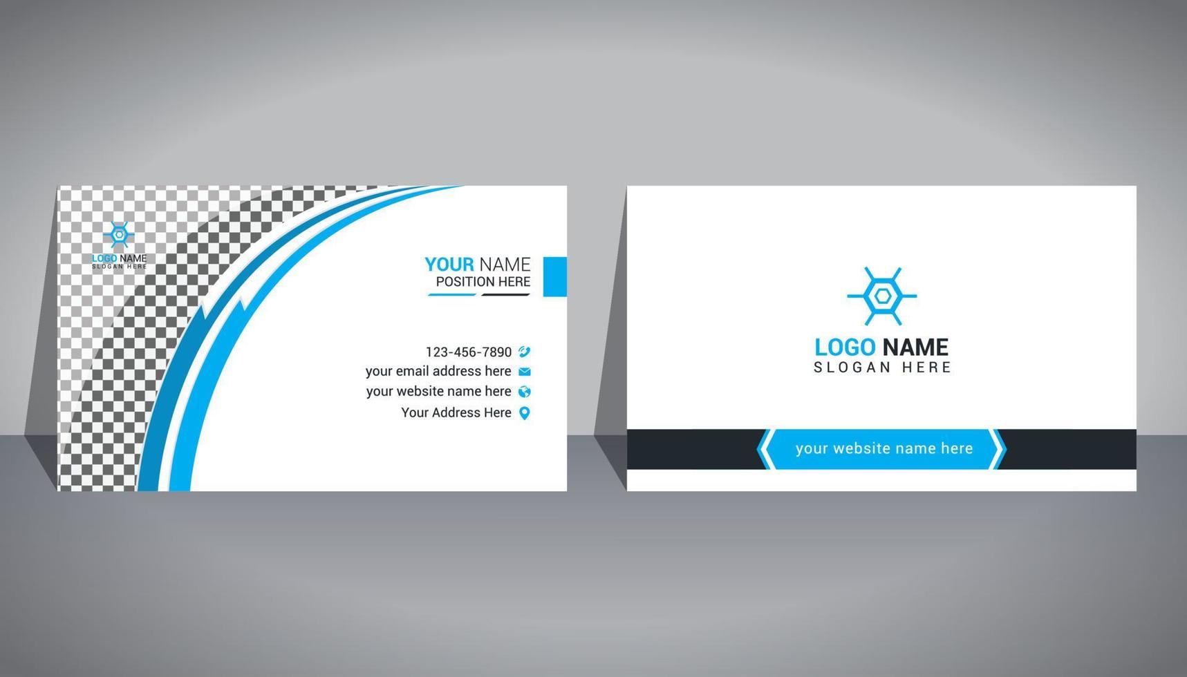Business Card Design Template vector