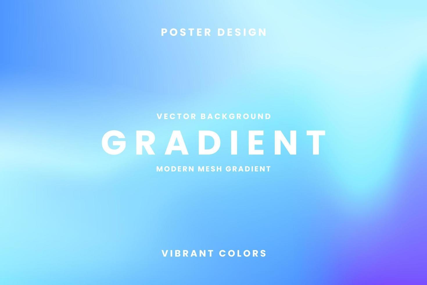 Abstract blurred gradient mesh background in bright multi-color. Colorful smooth banner template. vector